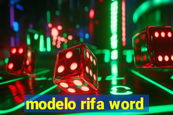 modelo rifa word